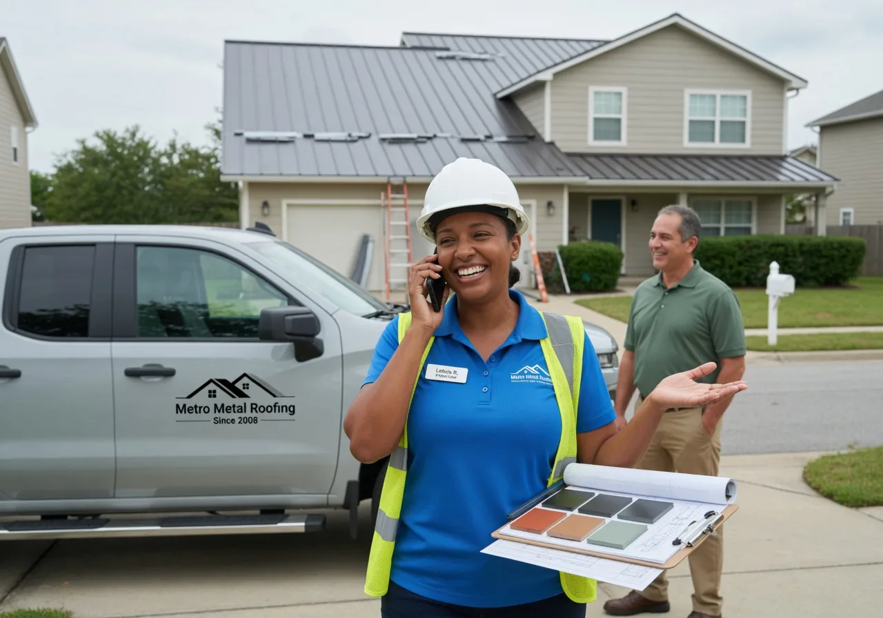 Storm Damage Metal Roof Repair in Granville, IL